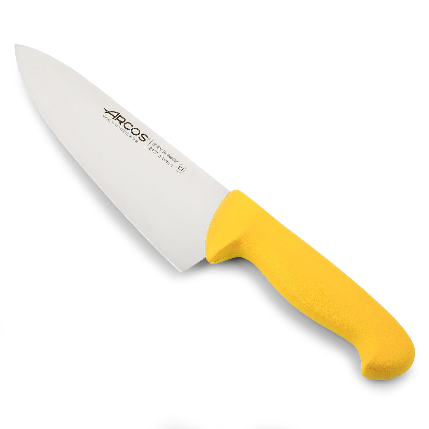 CUCHILLO ARCOS COCINERO 200mm 290700 AMARILLO