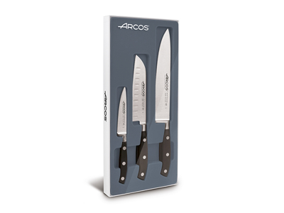 JUEGO CUCHILLOS ARCOS RIVIERA NEGRO 807710