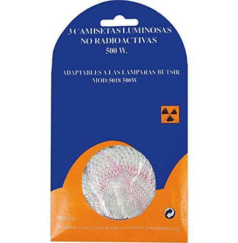 CAMISAS LAMPARA 500W 153 BLISTER 3 CAMISAS