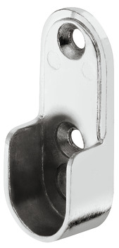SOPORTE BARRA ARMARIO 30X15 NIQUEL 2441